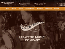 Tablet Screenshot of lafmusic.com